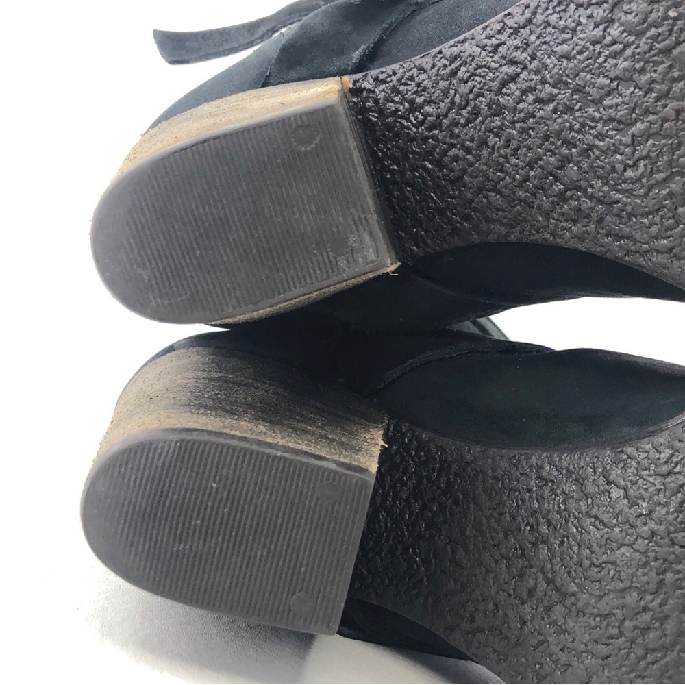 Steve Madden Yale Black Leather Mid Boots 10 M - Picture 10 of 12